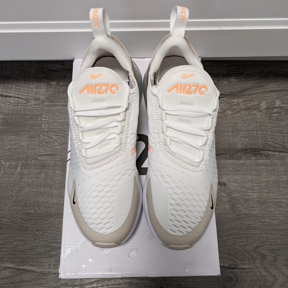 Nike | Shoes | Nike Air Max 27 Summit White Desert Sand Peach | Poshmark